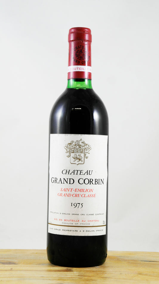 Vin Année 1975 Château Grand Corbin