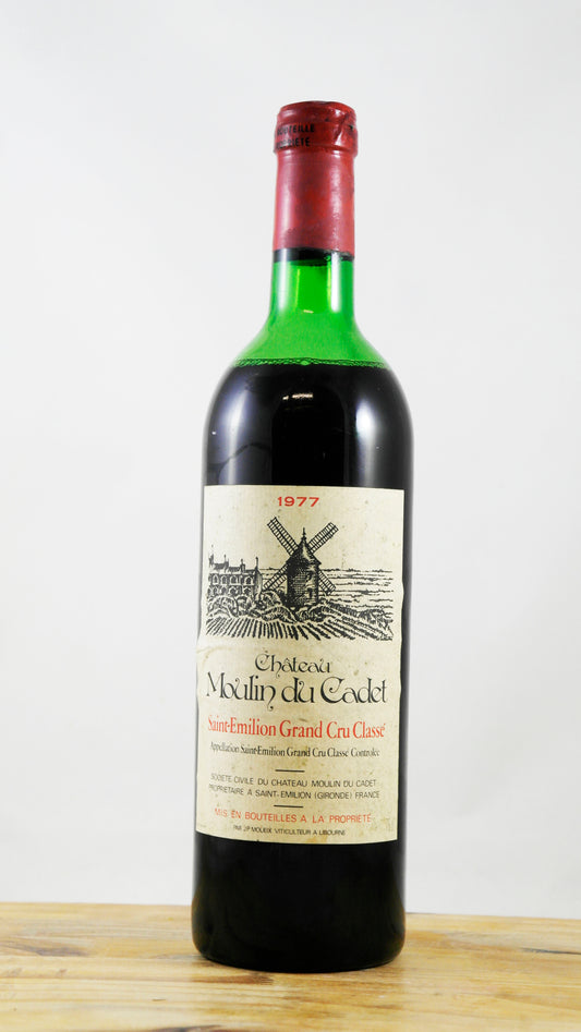 Vin Année 1977 Château Moulin du Cadet