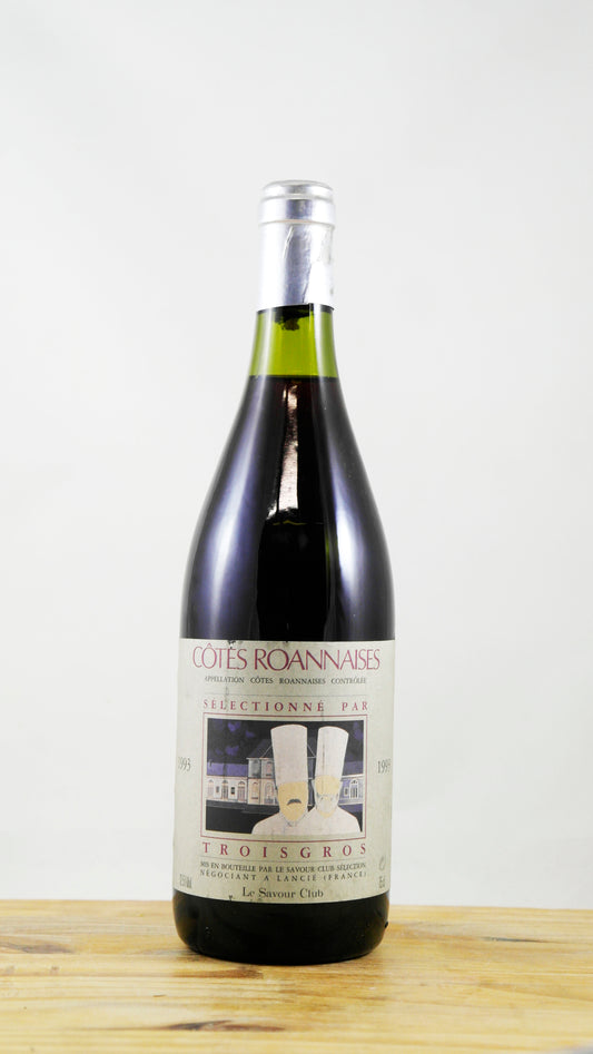 Vin Année 1993 Sélectionné par Trois Gros pour le Savour Club