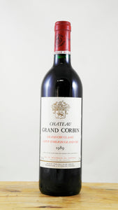 Vin Année 1989 Château Grand corbin