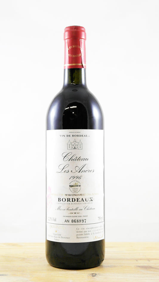 Vin Année 1996 Château Les Ancres 