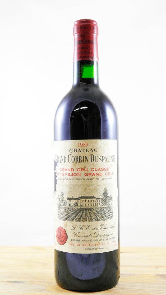 Vin Année 1989 Château Grand Corbin d'Espagne