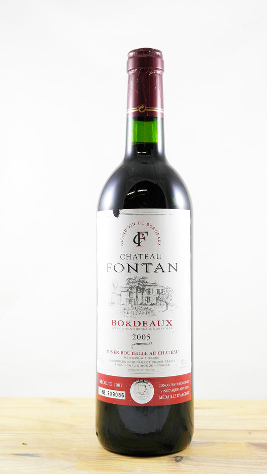 Vin Année 2005 Château Fontan